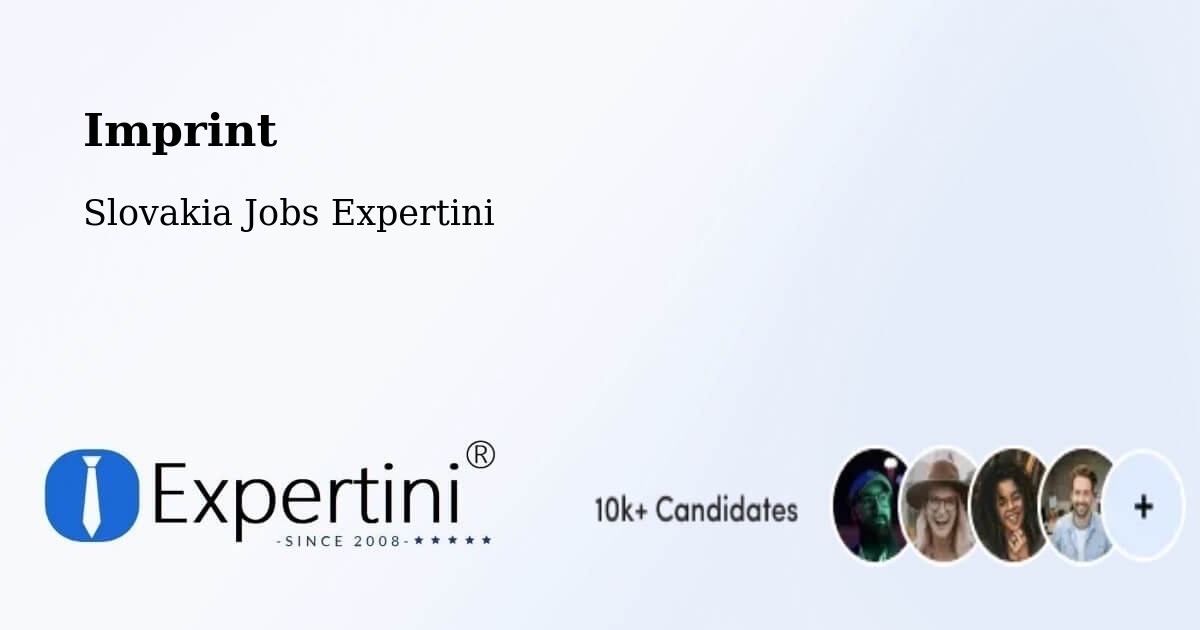 Imprint – Hrochoťslovakia - Slovakia Jobs Expertini